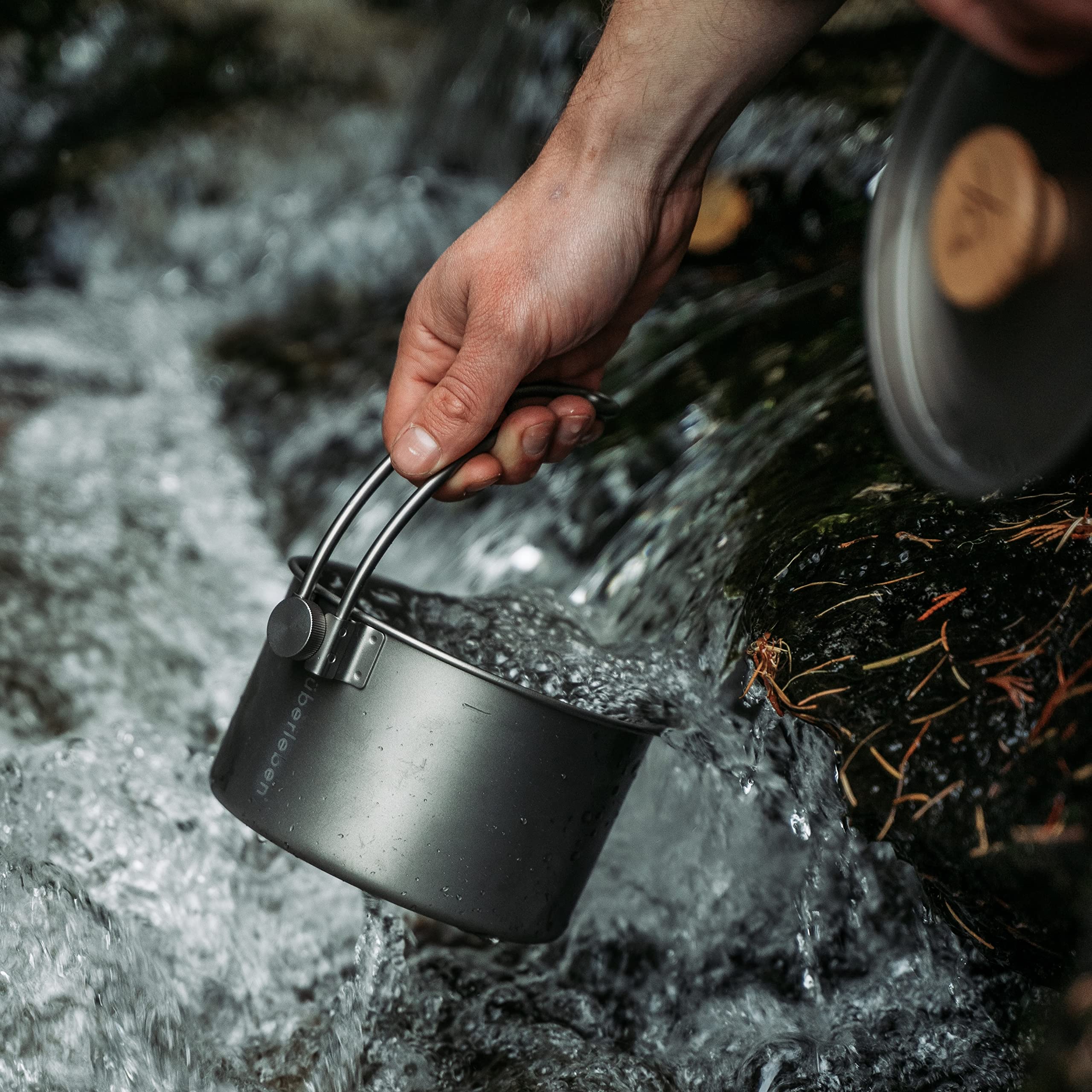 Amazon.co.jp: überleben Kessel ブッシュクラフトポット キャンバス